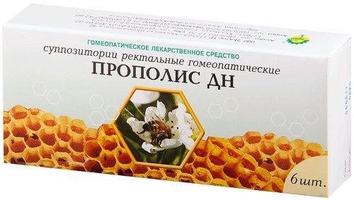 PROPOLIS HOMEOPATIC SUPPOSITORIES 6 ps