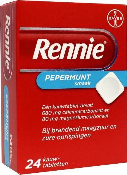 Rennie Pepermint 24 tabs